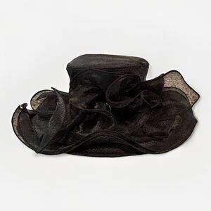 Something Special Wide Brim Church Kentucky Derby Dress Hat Black